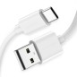 Câble USB Type-C Chargeur pour Samsung Galaxy Blanc Câble USB Type-C Chargeur pour Samsung Galaxy Blanc