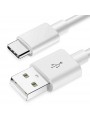 Câble USB Type-C Chargeur pour Samsung Galaxy Blanc