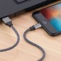 Pack de 2 Câble pour iPhone Chargeur 2m Cable en Nylon Tressé avec Connecteur en Aluminium pour iPhone X 8 7 6 Pack de 2 Câble pour iPhone Chargeur 2m Cable en Nylon Tressé avec Connecteur en Aluminium pour iPhone X 8 7 6