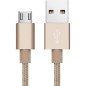 Câble Rond Micro-USB LDNIO LS17S Or 2m Câble Rond Micro-USB LDNIO LS17S Or 2m