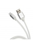 Câble Samsung Micro USB - SafeCharge Blanc