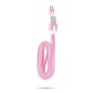 Câble chargeur plat 1m Micro usb Rose Câble chargeur plat 1m Micro usb Rose