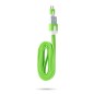 Câble chargeur plat 1m Micro usb Vert Câble chargeur plat 1m Micro usb Vert
