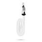 Câble chargeur plat 1m Micro usb Blanc Câble chargeur plat 1m Micro usb Blanc