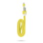 Câble chargeur plat 1m Micro usb Jaune Câble chargeur plat 1m Micro usb Jaune