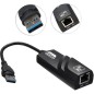 Adaptateur Ethernet USB 3.0 à RJ45 Lan Network USB Carte Gigabit 10/100 / 1000Mbps 3 ports USB3.0 pour Windows Adaptateur Ethernet USB 3.0 à RJ45 Lan Network USB Carte Gigabit 10/100 / 1000Mbps 3 ports USB3.0 pour Windows