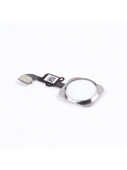 BOUTON HOME + NAPPE POUR IPHONE 6 PLUS BLANC-ARGENT