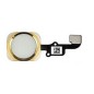 BOUTON HOME + NAPPE POUR IPHONE 6 PLUS BLANC-OR