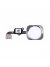 Bouton home blanc-argent + nappe - iPhone 6S Plus