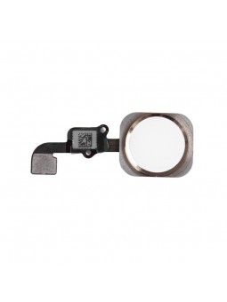 Bouton home blanc-or + nappe - iPhone 6S Plus