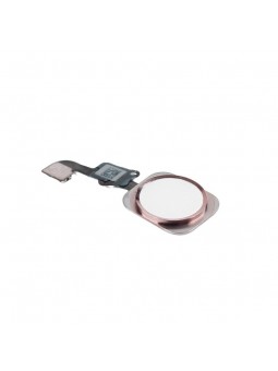 Bouton home blanc-rose + nappe - iPhone 6S Plus