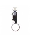 Bouton Home fonctionnel (non factice) avec Nappe Flex Compatible avec iPhone 7 Plus Blanc/Argent Home Button de Rechange