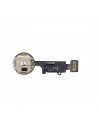 Bouton Home fonctionnel (non factice) avec Nappe Flex Compatible avec iPhone 7 Plus Blanc/Argent Home Button de Rechange