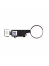 Bouton Home fonctionnel (non factice) avec Nappe Flex Compatible avec iPhone 7 Plus Blanc/Argent Home Button de Rechange