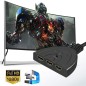 Hdmi Répartiteur switch commutateur avec cable 3 entrees 1 sortie 2K Hdmi Répartiteur switch commutateur avec cable 3 entrees 1 sortie 2K