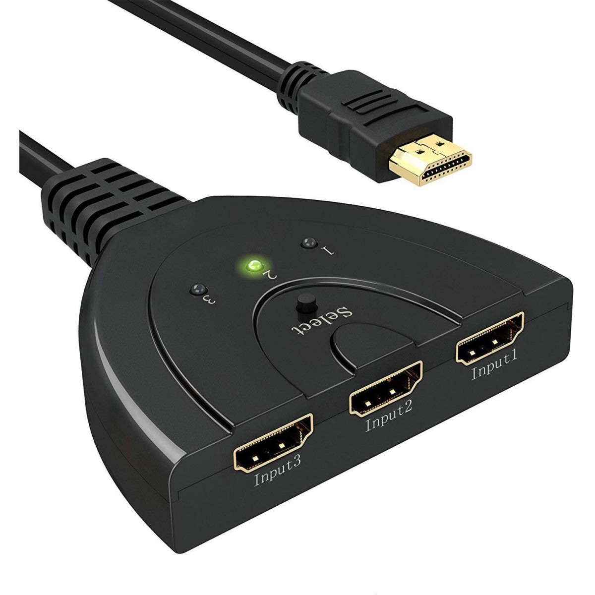 Hdmi Répartiteur switch commutateur avec cable 3 entrees 1 sortie 2K