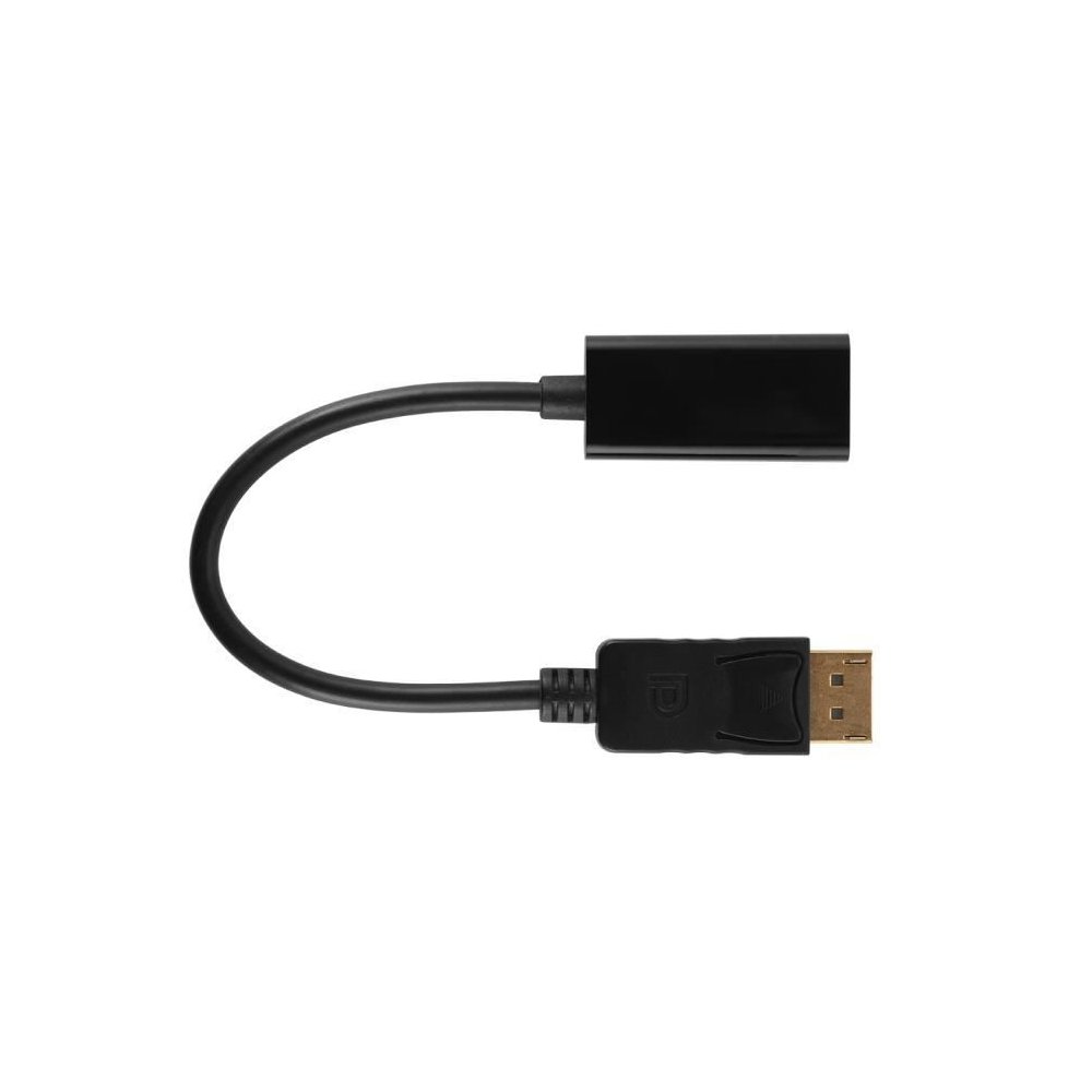 Adaptateur DisplayPort Mâle Vers HDMI Femelle - Convertisseur Audio/vidéo Full HD, Câble Blanc - 13