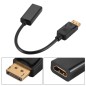 Adaptateur Display Port Mâle vers HDMI Femelle Adaptateur Display Port Mâle vers HDMI Femelle