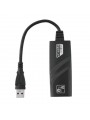 Adaptateur Ethernet USB 3.0 à RJ45 Lan Network USB Carte Gigabit 10/100 / 1000Mbps 3 ports USB3.0 pour Windows
