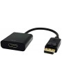 Adaptateur Câble 1080p DP DisplayPort Mâle vers HDMI Femelle Convertisseur