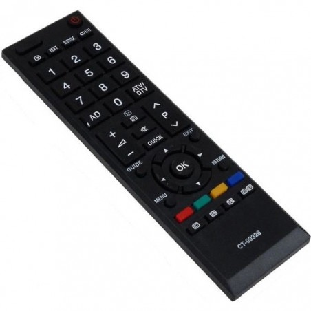 Télécommande de TV compatible TOSHIBA CT-90326