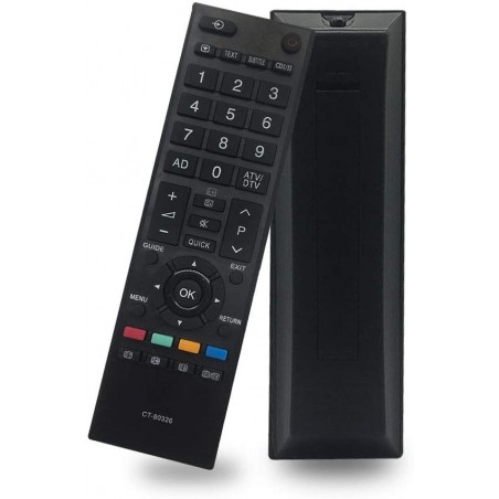 Télécommande de TV compatible TOSHIBA CT-90326