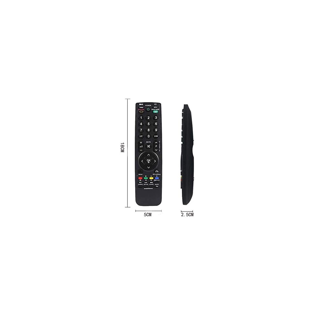 Télécommande de TV télé compatible LG AKB69680403