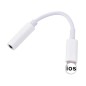 Adaptateur Jack 3,5mm Audio Écouteurs pour iPhone X XR Xs Xs Max 8 8+ 7+ Blanc Adaptateur Jack 3,5mm Audio Écouteurs pour iPhone X XR Xs Xs Max 8 8+ 7+ Blanc