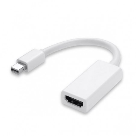 Câble adaptateur Mini Display Port DP vers HDMI pour Macbook Pro Air 1080P blanc