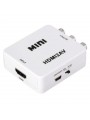 Adaptateur HDMI vers RCA vidéo audio adaptateur convertisseur HDMI2AV Blanc