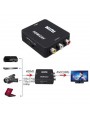 Adaptateur HDMI vers RCA Audio Video AV CVBS HD TV HDMI2AV Noir