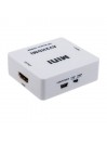 Adaptateur convertisseur RCA vers HDMI vidéo audio AV2HDMI Blanc