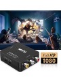 Adaptateur HDMI vers RCA Audio Video AV CVBS HD TV HDMI2AV Noir