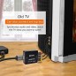 Adaptateur HDMI vers RCA Audio Video AV CVBS HD TV HDMI2AV Noir