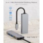 Hub USB C,Adaptateur USB C 4 en 1,Multiport Adapter HDMI,USB3.0 et USB2.0+PD Charge,pour MacBook Pro, iPad Pro, Pixelbook etc. Hub USB C,Adaptateur USB C 4 en 1,Multiport Adapter HDMI,USB3.0 et USB2.0+PD Charge,pour MacBook Pro, iPad Pro, Pixelbook etc.