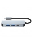 Hub USB C,Adaptateur USB C 4 en 1,Multiport Adapter HDMI,USB3.0 et USB2.0+PD Charge,pour MacBook Pro, iPad Pro, Pixelbook etc.