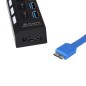 Hub Multiprise USB 3.0 avec 4 ports avec indicateur LED et interrupteurs individuels pour economiser l'énergie Hub Multiprise USB 3.0 avec 4 ports avec indicateur LED et interrupteurs individuels pour economiser l'énergie