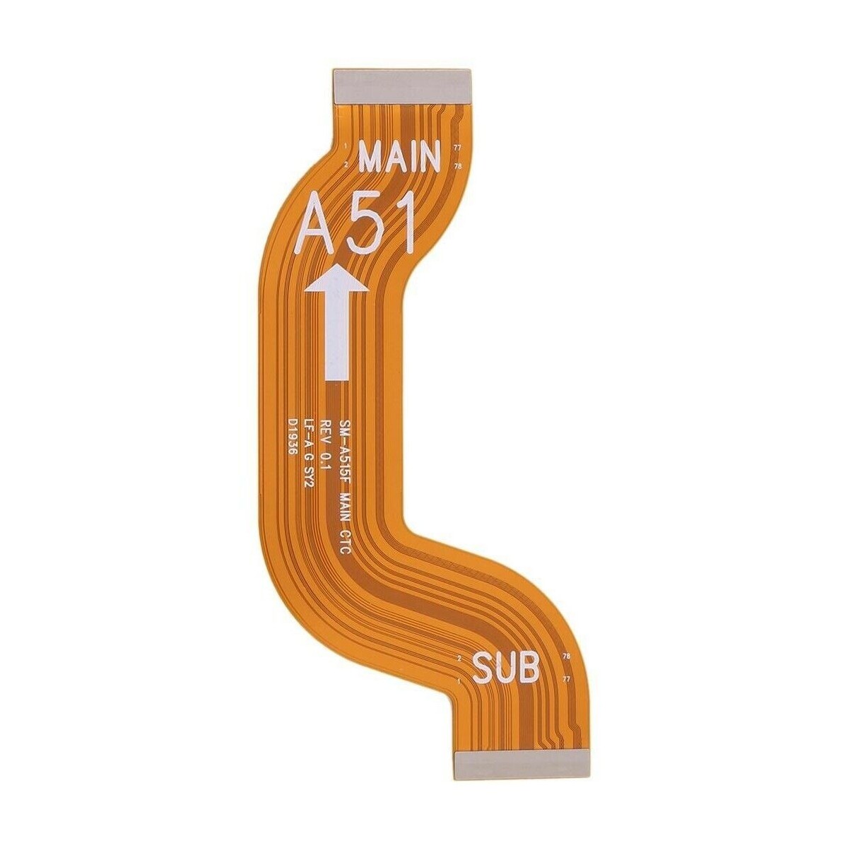 NAPPE CONNEXION CONNECTEUR DE CHARGE À CARTE MÈRE DU SAMSUNG GALAXY A51 (SM-A515F)