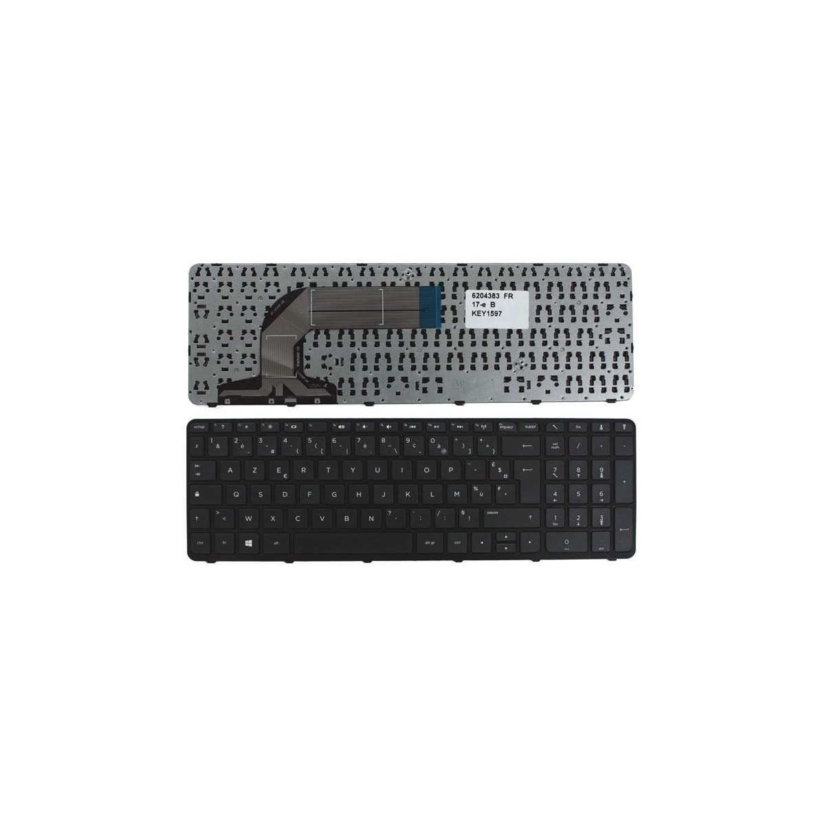 Clavier Français pour HP AER68F00410 SG-59900-2FR 720670-051