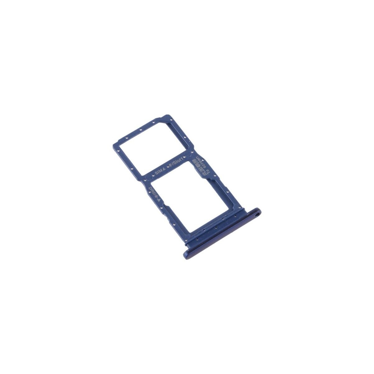 TIROIR SUPPORT CARTE DOUBLE SIM MICROSD DU HUAWEI HONOR 9X BLEU TIROIR SUPPORT CARTE DOUBLE SIM MICROSD DU HUAWEI HONOR 9X BLEU