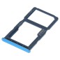 TIROIR SUPPORT CARTE DOUBLE SIM MICROSD DU HUAWEI P30 LITE BLEU