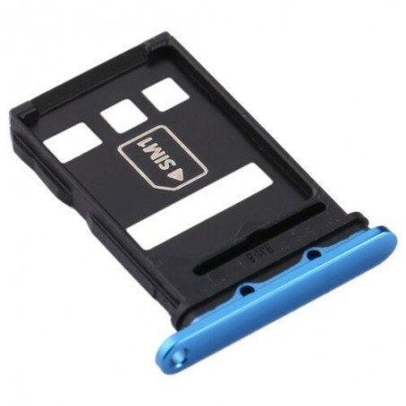 TIROIR SUPPORT CARTE DOUBLE SIM ET NANO MEMORY NM DU HUAWEI P40 BLEU