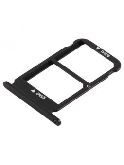 TIROIR SUPPORT CARTE DOUBLE SIM MICROSD DU HUAWEI HONOR 10 NOIR
