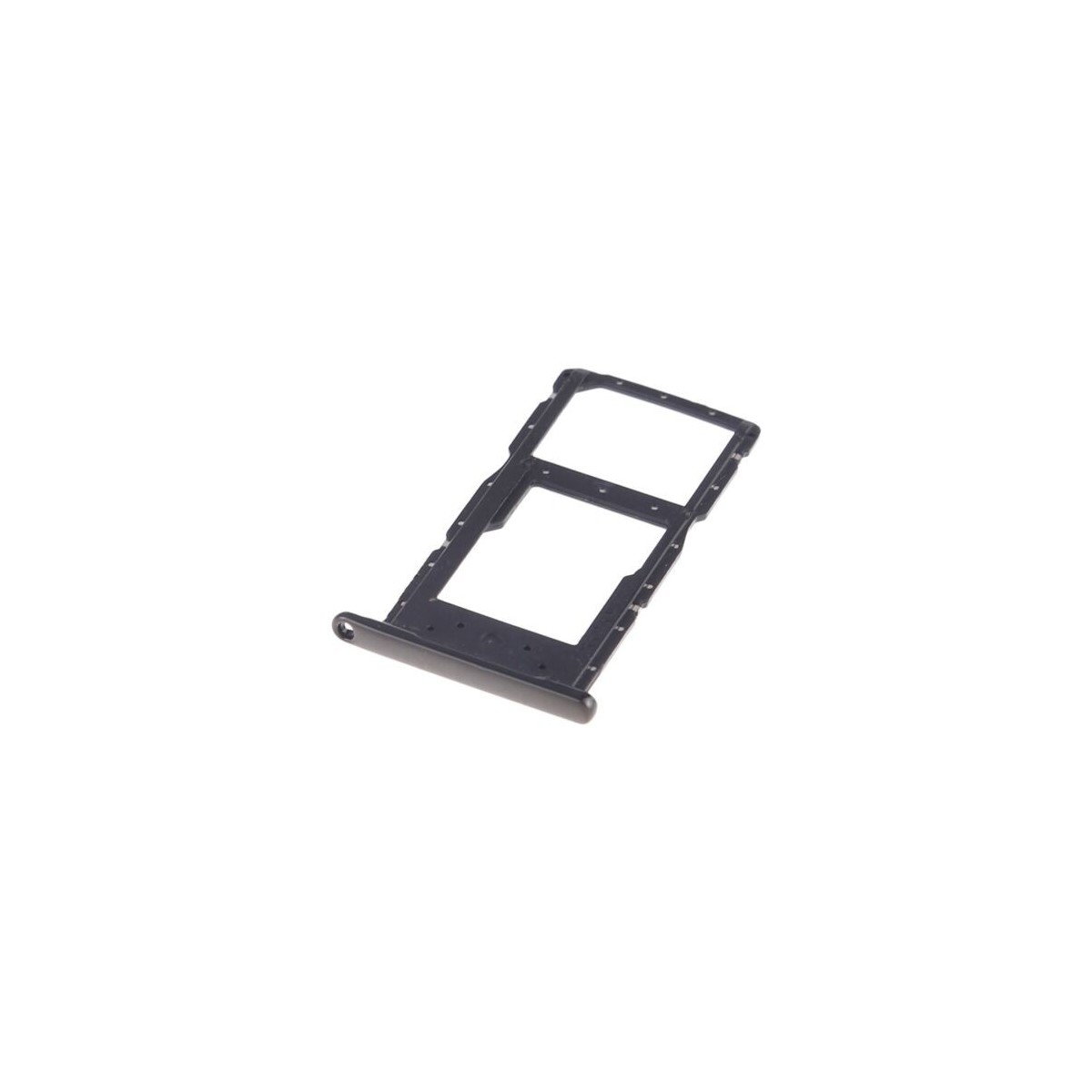 TIROIR SUPPORT CARTE DOUBLE SIM MICROSD DU HUAWEI P SMART 2019 NOIR TIROIR SUPPORT CARTE DOUBLE SIM MICROSD DU HUAWEI P SMART 2019 NOIR