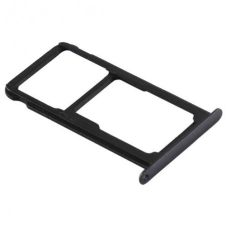 TIROIR SUPPORT CARTE DOUBLE SIM MICROSD DU HUAWEI P9 LITE NOIR