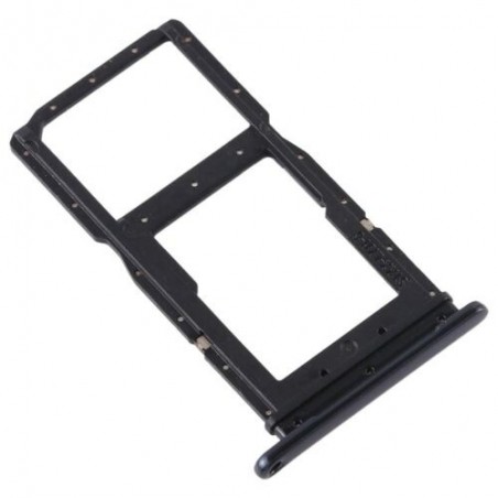 TIROIR SUPPORT CARTE DOUBLE SIM MICROSD DU HUAWEI P SMART Z NOIR