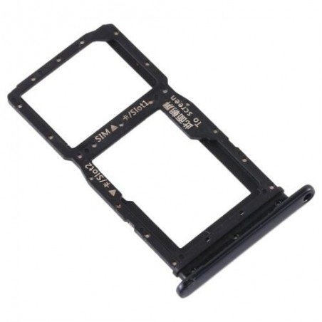 TIROIR SUPPORT CARTE DOUBLE SIM MICROSD DU HUAWEI P SMART Z NOIR