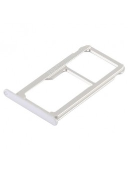 TIROIR SUPPORT CARTE DOUBLE SIM MICROSD DU HUAWEI P9 PLUS BLANC