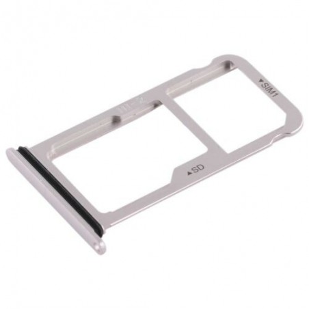 TIROIR SUPPORT CARTE DOUBLE SIM MICROSD DU HUAWEI MATE 10 GRIS