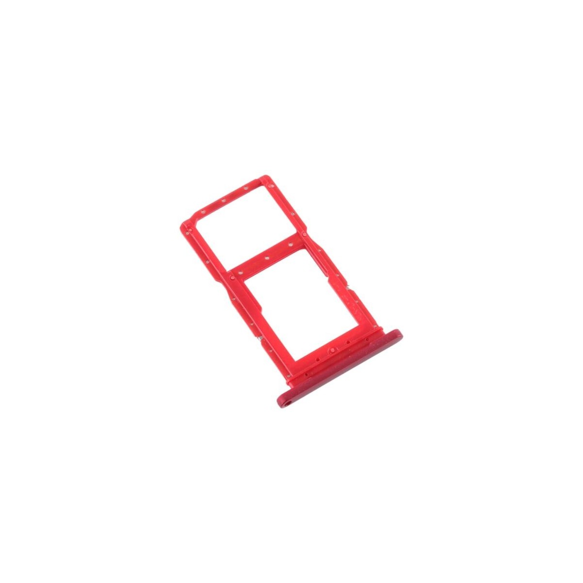 TIROIR SUPPORT CARTE DOUBLE SIM MICROSD DU HUAWEI HONOR 9X ROUGE TIROIR SUPPORT CARTE DOUBLE SIM MICROSD DU HUAWEI HONOR 9X ROUGE